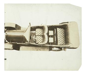 (COLE MOTOR CAR COMPANY) Salesmans album with 18 photos of the Indianapolis-based automobile company titled Cole The Standardized Car.